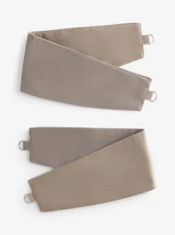 Set of 2 Matte Velvet Curtain Tie Backs