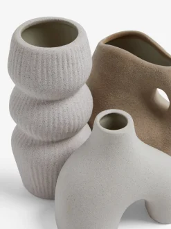 Set of 3 Mini Scandi Ceramic Vases