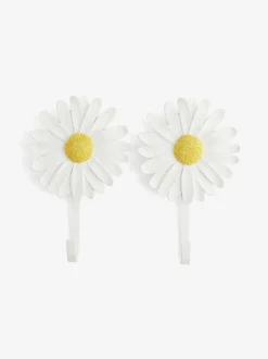Set van 2 bloemhaakjes met madeliefjes