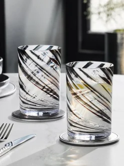 Set van 2 Confetti Swirl Tumbler Glazen