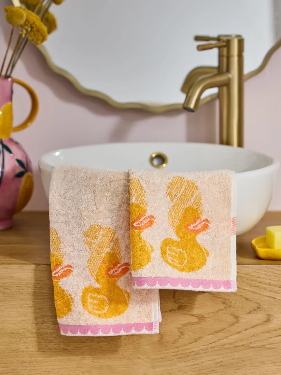 Set van 2 Duck Spa gezichtsdoekjes