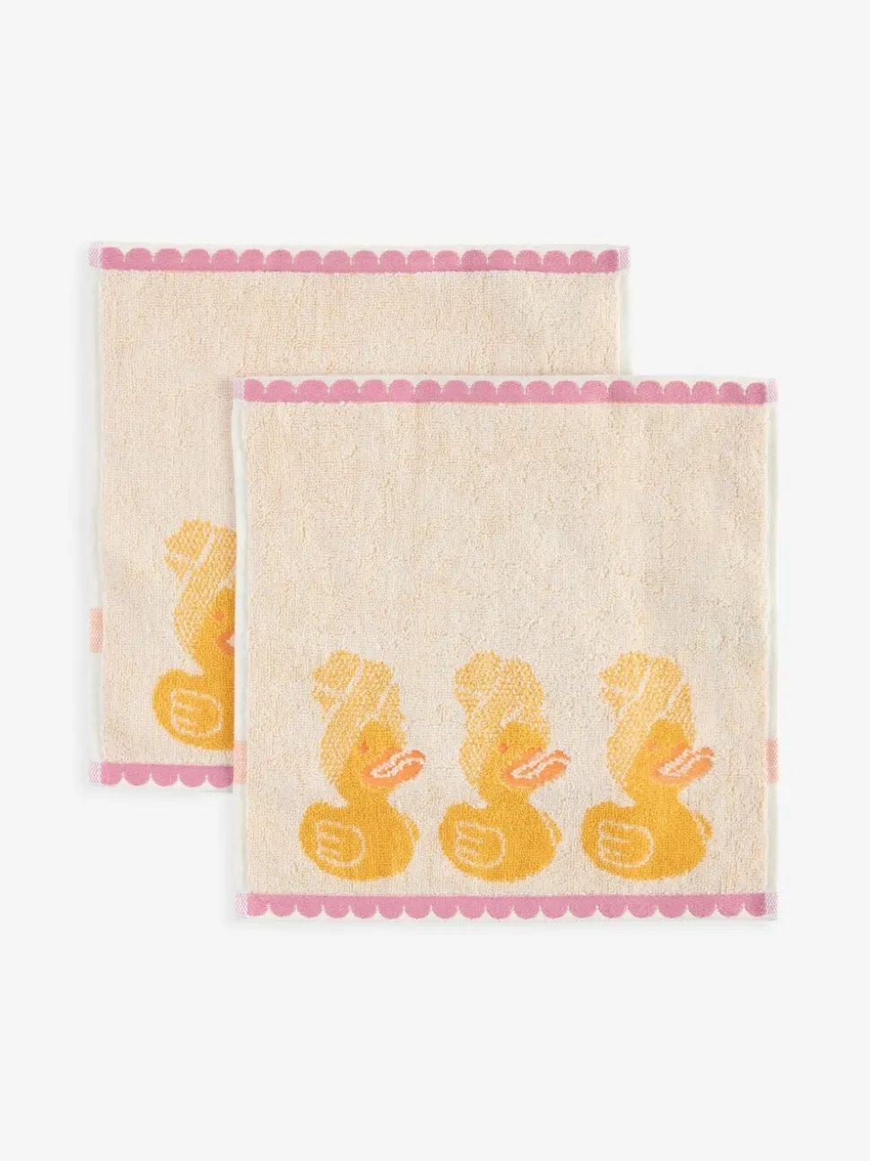 Set van 2 Duck Spa gezichtsdoekjes