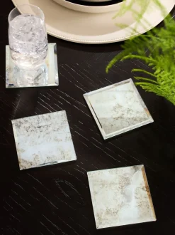 Set van 4 Galaxy onderzetters van glas