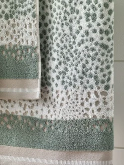 Set van 2 handdoeken van 100% katoen