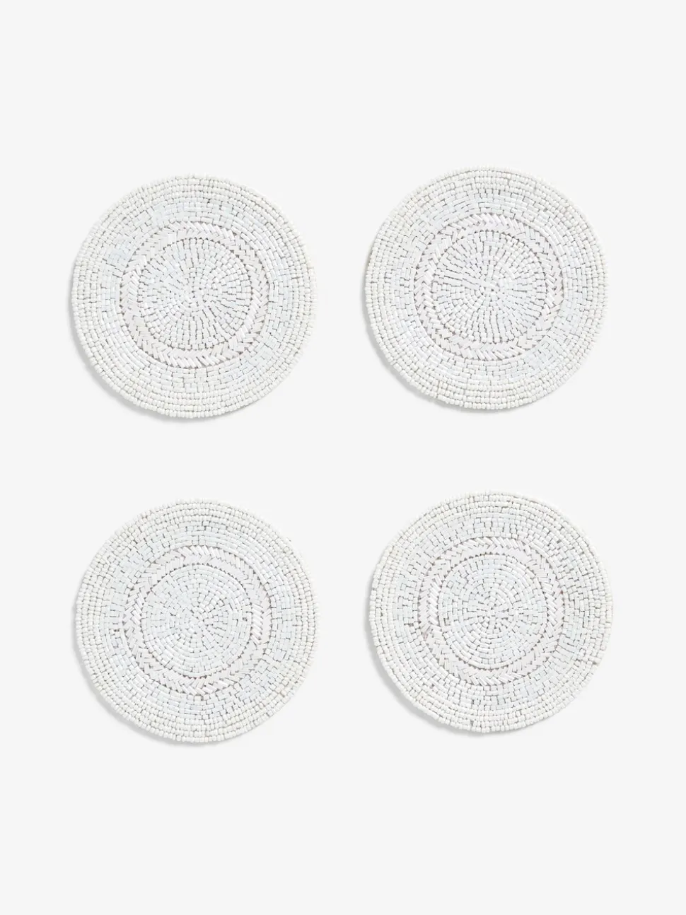 Set van 4 kralenonderzetters