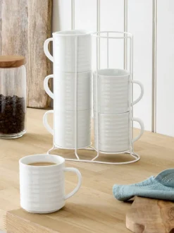 Set van 6 Malvern stapelbekers