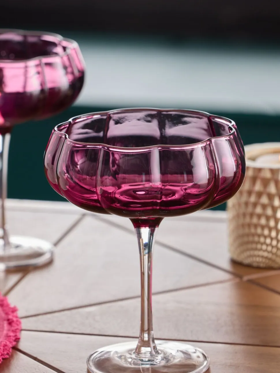 Set van 2 Ottilie-cocktailglazen