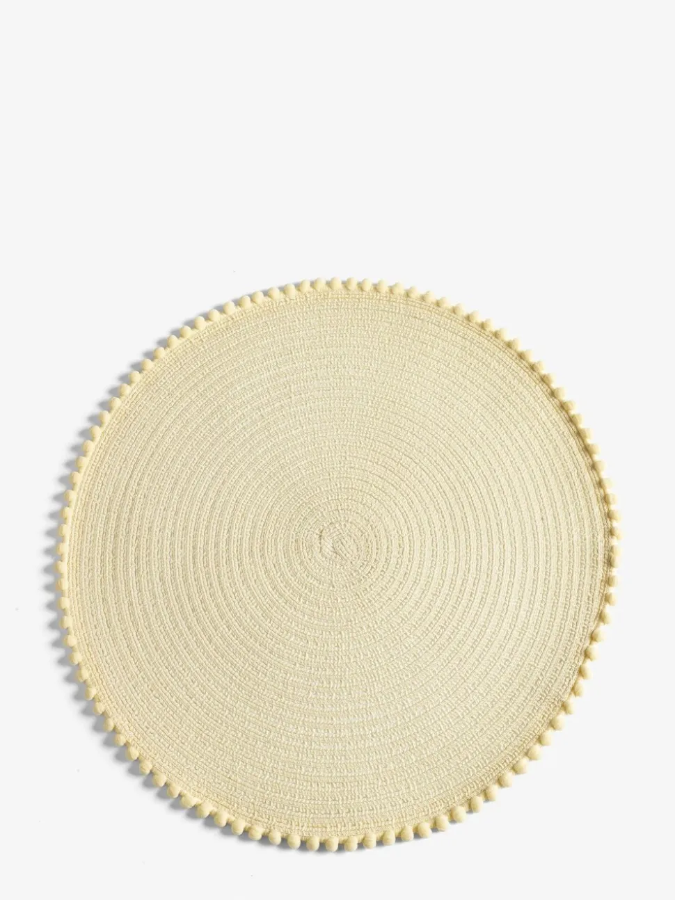 Set van 4 placemats met pompon