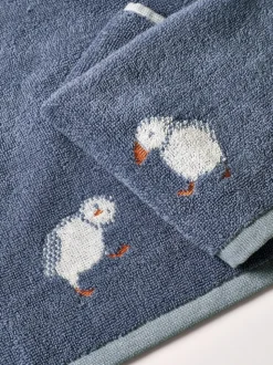 Set van 2 Puffin 100% katoenen gezichtsdoekjes