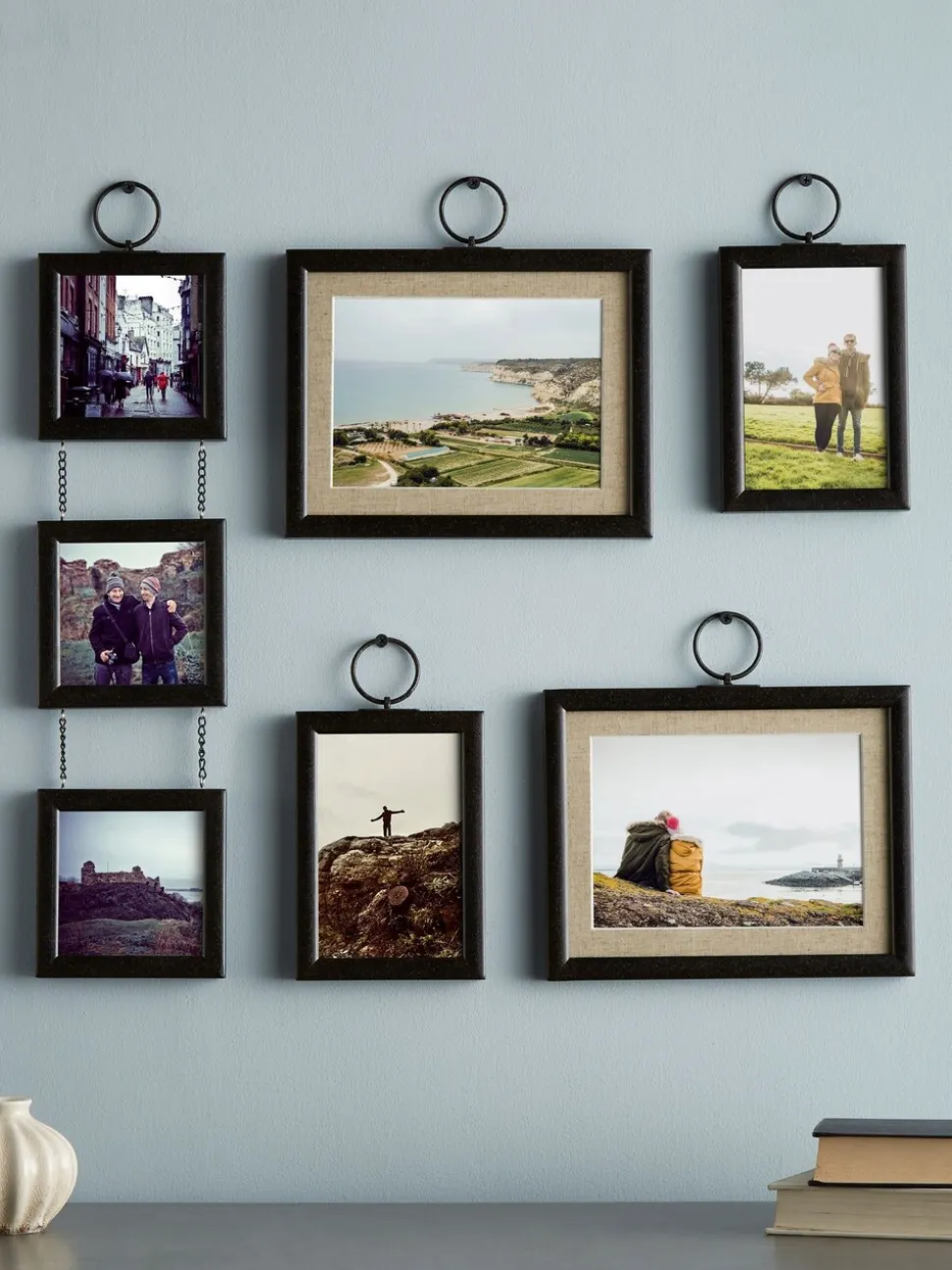 Set van 5 Salvage fotolijsten voor aan de wand