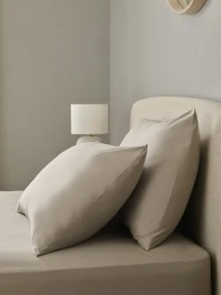 Set van 2 strijkvrije Simply Soft kussenslopen voor het hele gezin