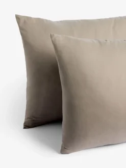 Set van 2 strijkvrije Simply Soft kussenslopen voor het hele gezin