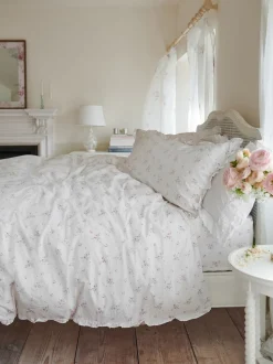 Shabby Chic by Rachel Ashwell® petite ruche dekbedovertrek en kussensloopset