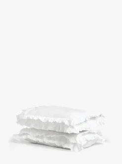 Shabby Chic by Rachel Ashwell® set van 2 Broderie Anglaise kussenslopen met ruches