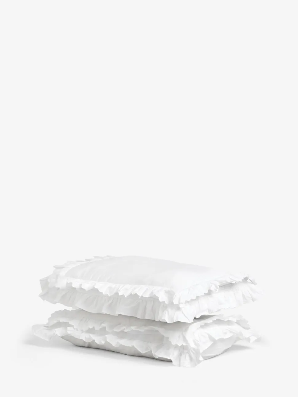 Shabby Chic by Rachel Ashwell® set van 2 Broderie Anglaise kussenslopen met ruches
