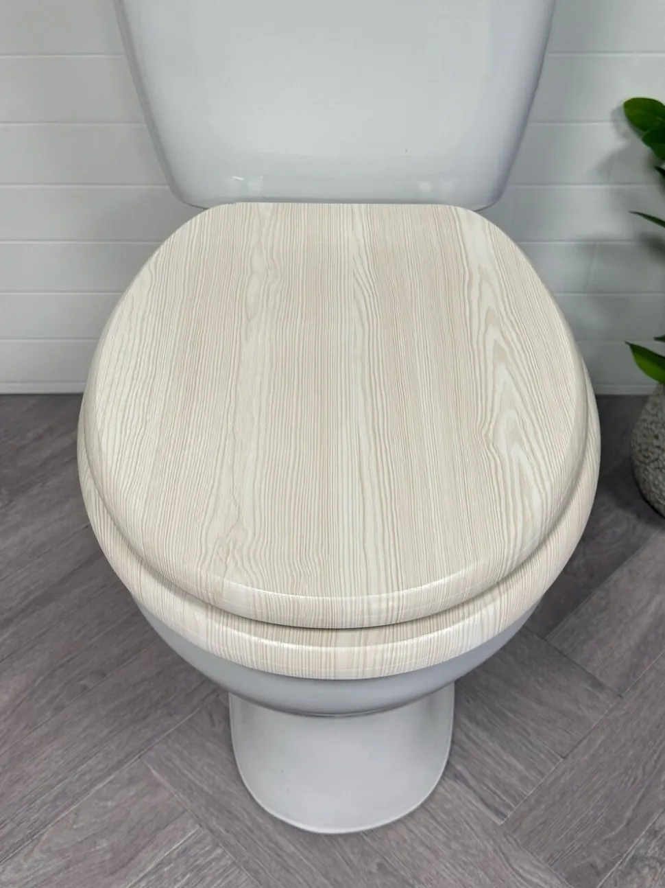 Showerdrape - Norfolk Soft Close houten toiletbril