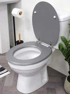 Showerdrape - Oxford houten toiletbril