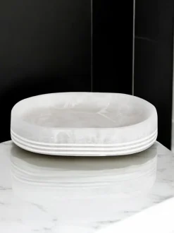 Showerdrape 3 Piece Bianco Striped Bathroom Accessories Set