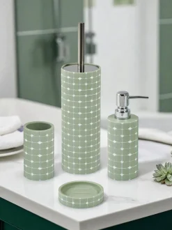 Showerdrape - Set van 4 Mosaica badkameraccessoires