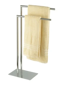 Showerdrape - Stamford - Vrijstaande houder met twee handdoekstangen