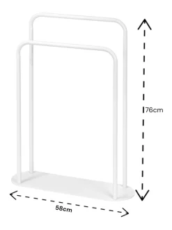 Showerdrape Aspen Freestanding Towel Storage Stand