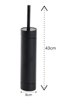 Showerdrape Draco Slimline Toilet Brush & Holder