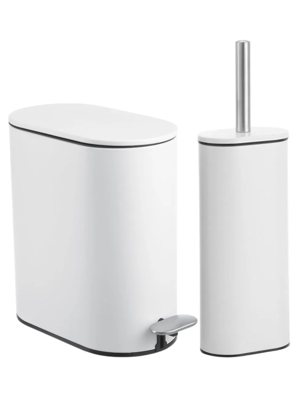 Showerdrape Fortuna 5L Soft Close Bathroom Pedal Bin and Toile Set