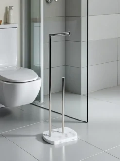 Showerdrape Octavia toiletrolhouder en rollenvoorraadhouder