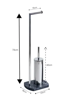 Showerdrape Octavia toiletborstel en -houder