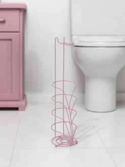 Showerdrape Vertu Toilet Roll & Spare Holder & Over Dook Hook Set
