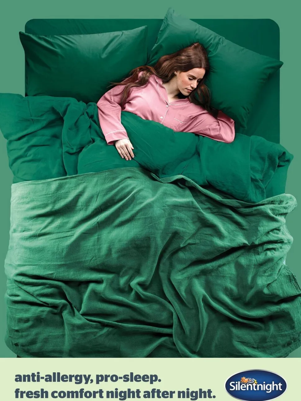 Silentnight - Verpakking van 2 medium anti-allergiekussens