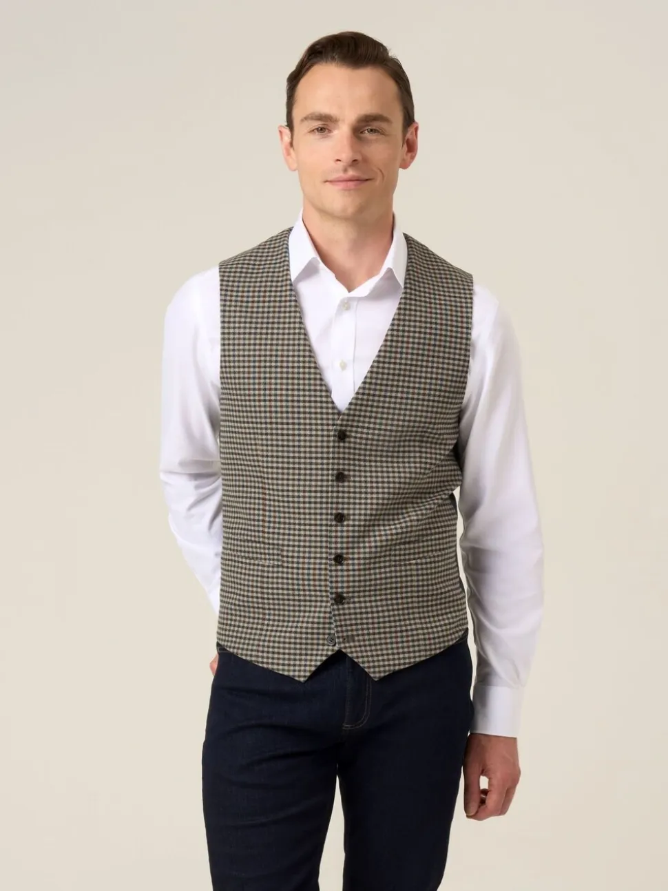 Skopes Boston Check Waistcoat