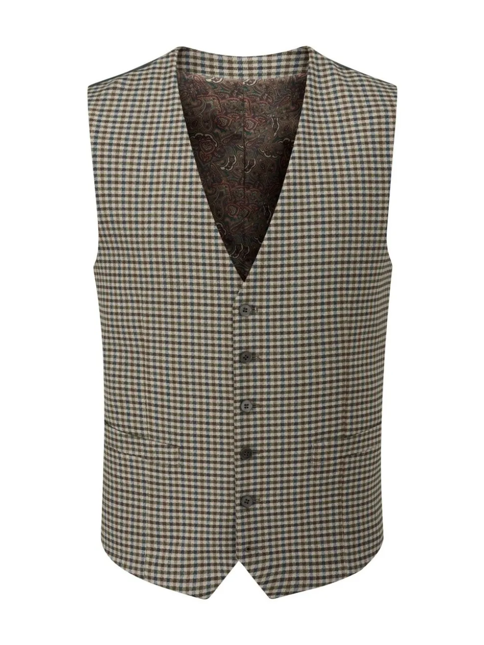 Skopes Boston Check Waistcoat