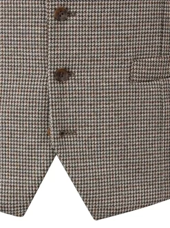 Skopes Cannon Houndstooth Suit Waistcoat