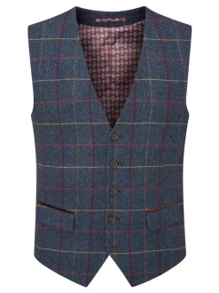 Skopes Doyle Modieus gilet van tweed wolmix