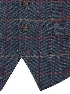 Skopes Doyle Modieus gilet van tweed wolmix