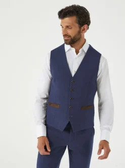 Skopes Guildford Suit Soft Touch Check Waistcoat
