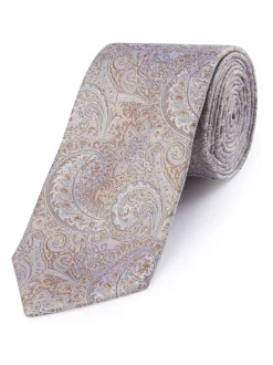 Skopes Paisley Silk Tie and Pocket Square Set