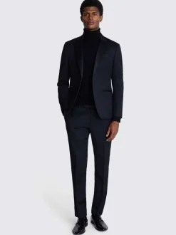 Slim Fit Smokingjasje met Notch Revers
