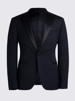Slim Fit Smokingjasje met Notch Revers