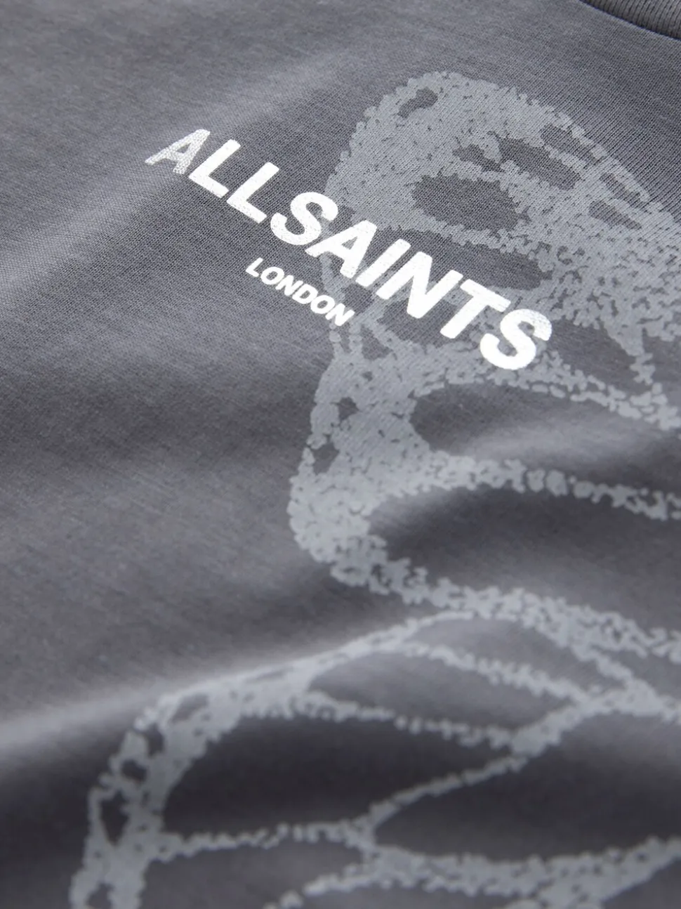 smALLSAINTS Asymmetric Hem Crew Neck Cotton T-Shirt
