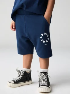 smALLSAINTS Tierra set van T-shirt en sweatshorts voor jonge jongens, van 100% katoen