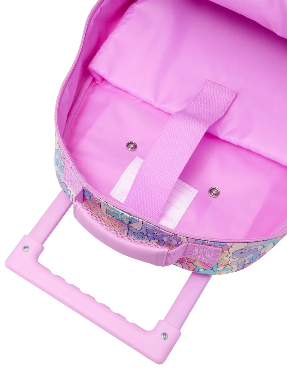 Smiggle Care Bears Trolley Backpack With Light Up Wheels