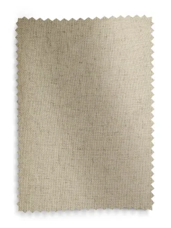 Soft Weave Linen Blend Pencil Pleat Lined Curtains
