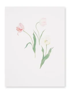 Sophie Allport wanddecoratie met multicolor tulpenprint