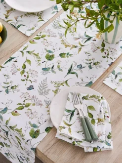 Sophie Allport Wild Floral Print Cotton Table Runner