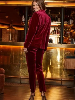 Sosandar fluwelen maatgesneden blazer