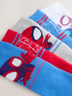 Spidey and his Amazing Friends - Verpakking van 5 paar Character sokken met hoog katoengehalte