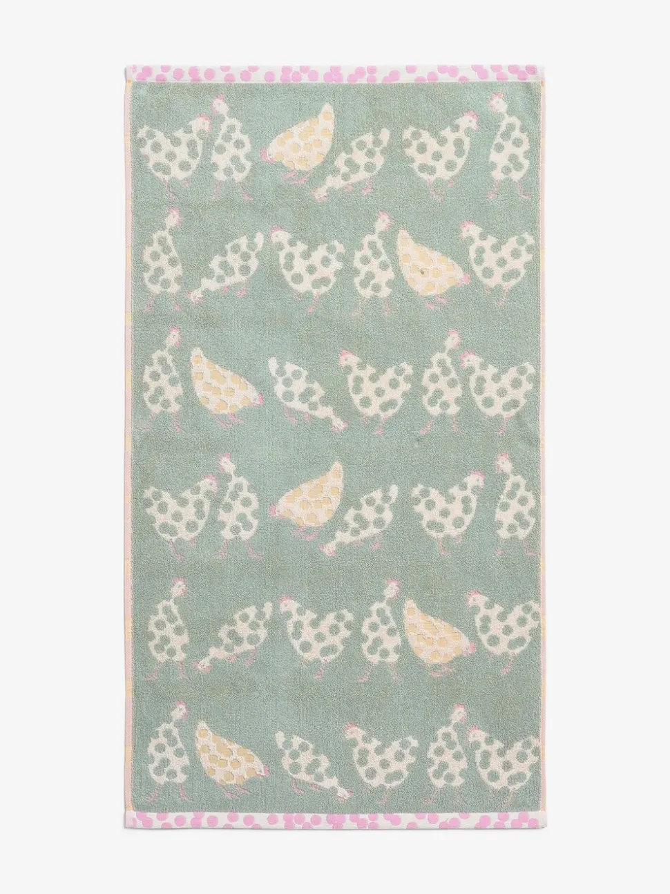 Spring Pat Chicken Towel