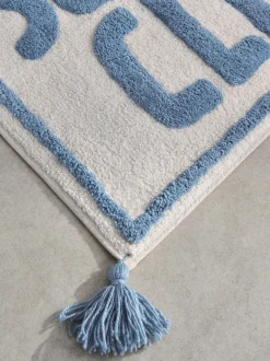 Squeaky Clean Slogan Bath Mat